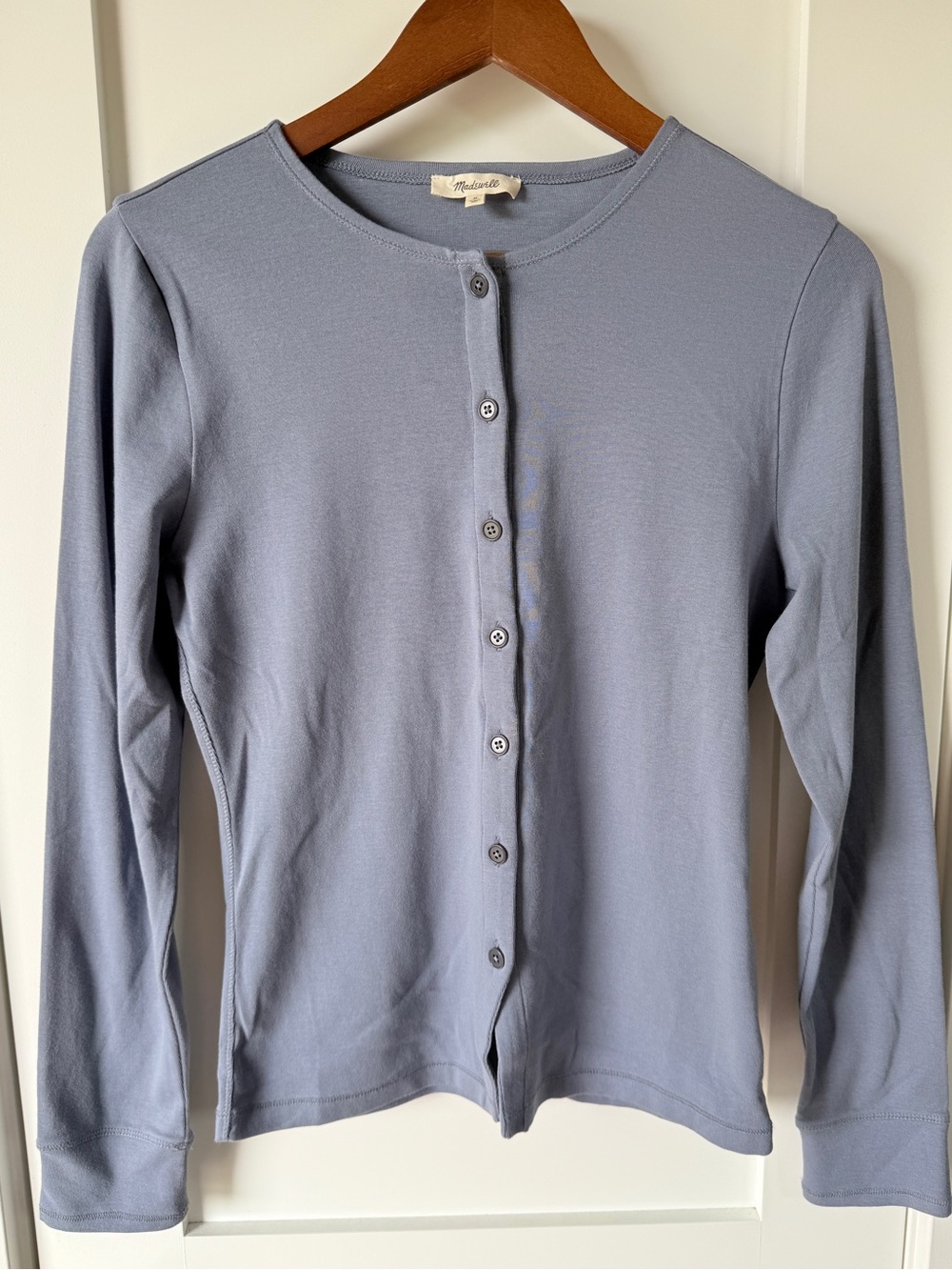 Madewell Button Front Tee Cardigan